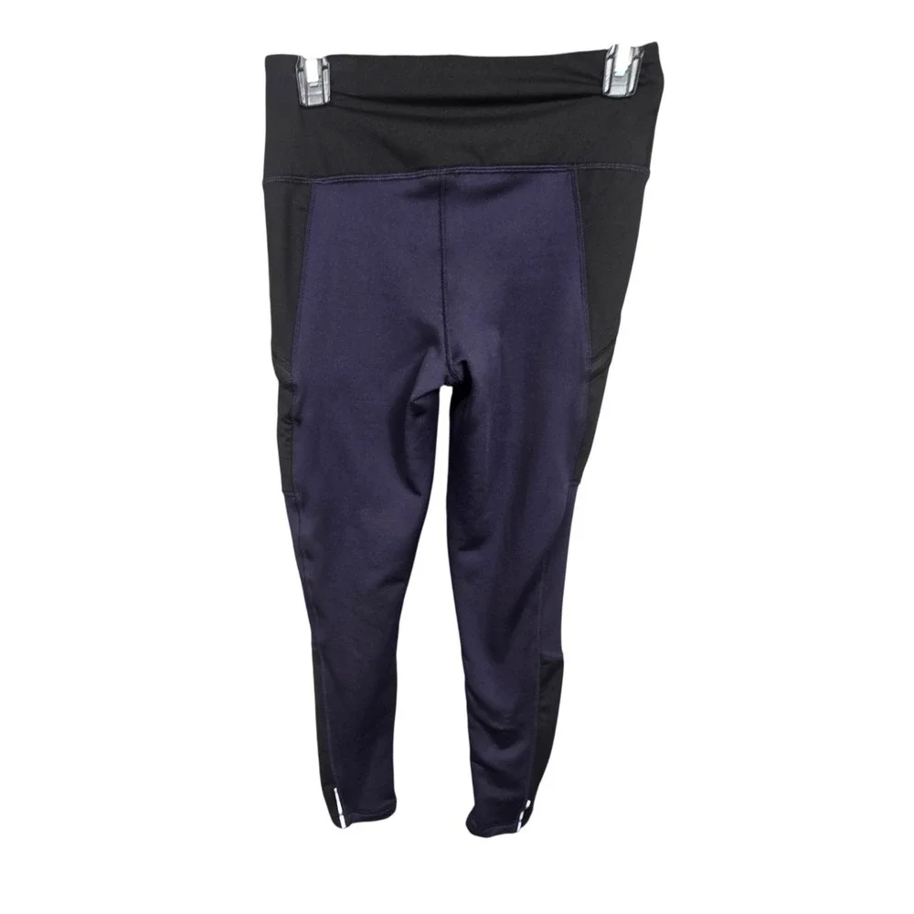 Active Life Women Black Lunar‎ Eclipse Athletic Leggings Pants Size Small NWT